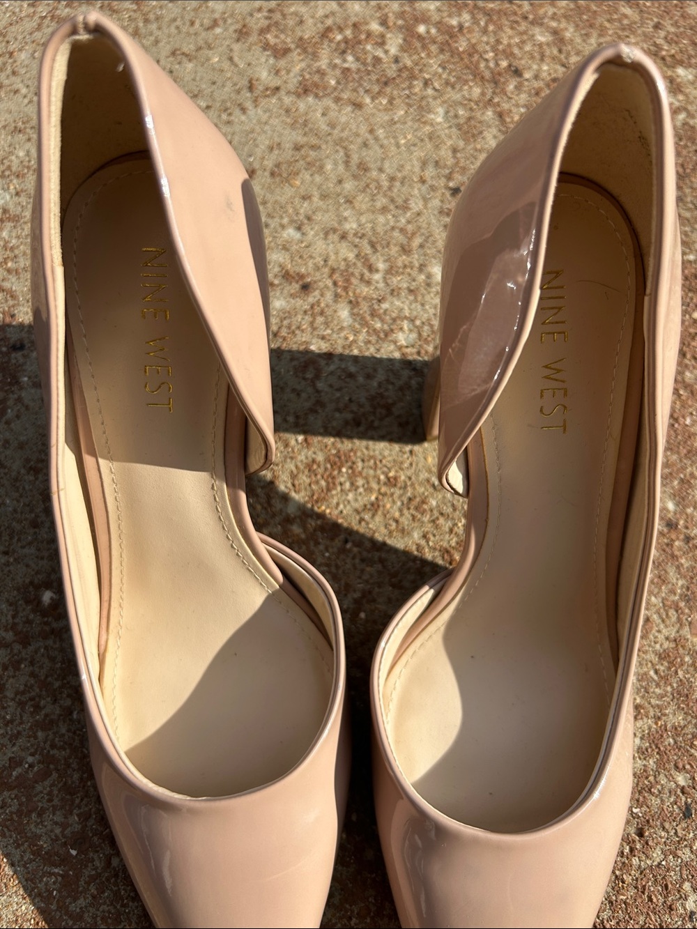 Nine West Blush Patent D'Orsay Pumps